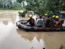 Basarnas Cari Warga yang Diduga Terjatuh dari Perahu di Sungai Way Sekampung Lampung Timur