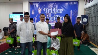 YBM BRILiaN RO Bandar Lampung dan BRI BO Bandar Jaya Berbagi Kado Lebaran untuk Anak Yatim