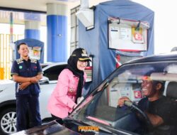 Bupati Nanda Indira Cek Kesiapan Pos Pengamanan Arus Mudik Lebaran, Pelayanan Pemudik Jadi Prioritas