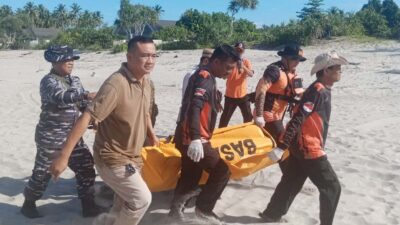 Remaja Tenggelam di Pantai Mandiri Ditemukan Meninggal, Operasi SAR Dihentikan dan dinyatakan selesai