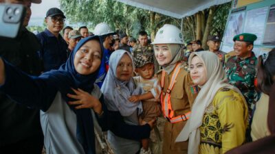 Wagub Jihan Nurlela Resmikan Pembangunan Jalan Gedong Aji-Umbul Mesir, Warga Ucapkan Terimakasih