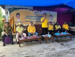 Darlian Pone Buka Muscam Golkar Kasui, Eduarsyah Terpilih Aklamasi