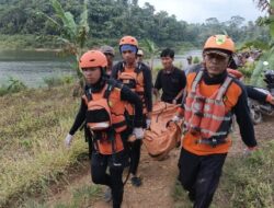 Pemancing Hilang di Bendungan Batu Tegi Ditemukan Tim SAR Gabungan Meninggal Dunia