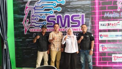 Jalin Sinergitas Disperindag  Kunjungi SMSI  Lampung Timur