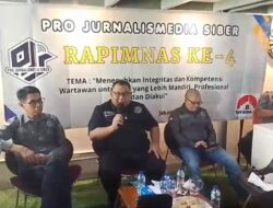 Rapimnas IV PJS, Eko Puguh Serukan Pers Siber Berani, Kritis dan Bertanggungjawab