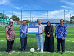 Komitmen Dukung Sarana Olahraga dan Pendidikan Karakter Generasi Muda, BRI Kanca Bengkulu Bangun Lapangan Mini Soccer  untuk Yayasan Al-Fida Bengkulu Melalui CSR