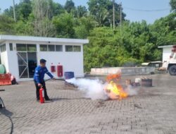 Tingkatkan Kesiapsiagaan Karyawan, Pengelola Tol Bakter Gelar Simulasi Tanggap Darurat Kebakaran di Kantor Bakauheni Selatan