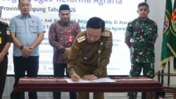 Kolaborasi Multisektoral Diperkuat, Lampung Wujudkan Reforma Agraria untuk Kesejahteraan Rakyat