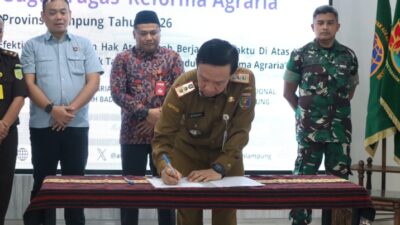 Kolaborasi Multisektoral Diperkuat, Lampung Wujudkan Reforma Agraria untuk Kesejahteraan Rakyat