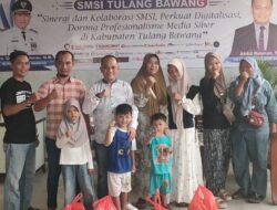 Konsisten Berbagi, SMSI Tulang Bawang Gelar Jumat Berkah ke-101