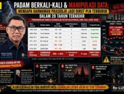 Padam Berkali-kali & Manipulasi Data:  Darmawan Prasodjo Jadi Dirut PLN Terburuk dalam 20 Tahun Terakhir
