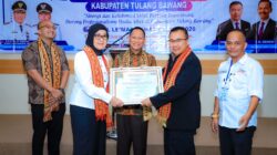 Muskab 1 Tulang Bawang, SMSI Lampung Berikan 7 Piagam Penghargaan Mitra Terbaik
