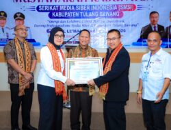 Muskab 1 Tulang Bawang, SMSI Lampung Berikan 7 Piagam Penghargaan Mitra Terbaik