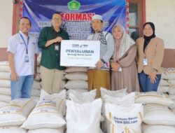 YBM Brilian Salurkan 1,5 Ton Beras dan Sajadah Karpet ke Ponpes Darut Tholibin Lampung Barat
