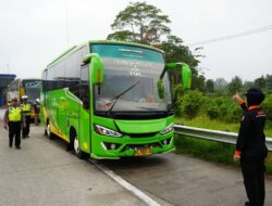 Rampcheck Digelar di Ruas Tol Bakauheni Terbanggi Besar, BTB Dukung Penuh Keselamatan Pengguna Jalan