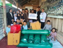 YBM BRILiaN Region 5 Bandar Lampung Salurkan Bantuan Tanggap Darurat Kebakaran ke Ponpes Sunan Bonang Lampung Barat