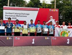 Teknokrat Lampung Ukir Prestasi Nasional, Borong Dua Medali Perak di Invitasi Petanque Mahasiswa 2026