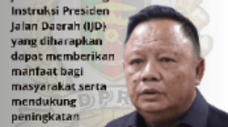 Ketua Komisi IV DPRD Provinsi Lampung Apresiasi Pembangunan Ruas Jalan melalui Program IJD