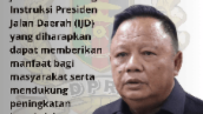 Ketua Komisi IV DPRD Provinsi Lampung Apresiasi Pembangunan Ruas Jalan melalui Program IJD