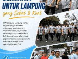 Gerak Jalan Sehat HUT Kodam XXI/Radin Inten Perkuat Kebersamaan dan Budaya Hidup Sehat