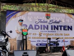 Gerak Jalan Sehat HUT ke 81 Kemerdekaan RI Jadi Momentum Pererat Sinergi Pemprov Lampung dan Kodam XXI/Raden Inten