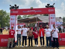 Semarak Merah Putih BRI Region 5 Bandar Lampung Hadir di Desa Sridadi, Dorong Ekonomi Kerakyatan dan Semangat Kemerdekaan
