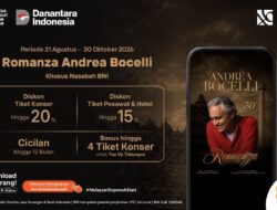 Nonton Andrea Bocelli Makin Istimewa, BNI Tawarkan Diskon Tiket hingga Travel