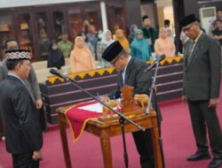 Bambang Lantik Ahmad Hariyanto jadi Sekda Metro