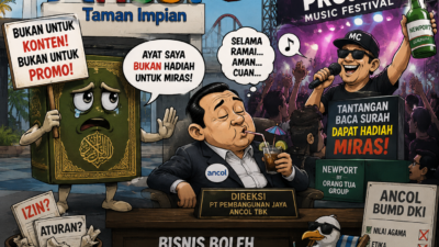 Dirut Ancol Syahmudrian Lubis Diduga Gunakan Miras dan Surah Al Quran untuk Promosi The Sounds Project