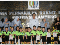 Anak-anak TK Lazuardi Haura Kunjungi DPRD Lampung, Tumbuhkan Semangat dan Cita-cita
