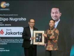 Bank Jakarta Raih Indonesia Best CMO Awards 2026 dalam Kategori Regional Bank