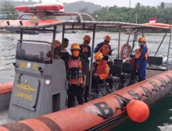 Basarnas Lampung Kerahkan Dua RIB Cari Jurnalis Hilang Kontak di Selat Sunda
