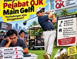 Rakyat Repot Cicilan, Pejabat OJK Sibuk Main Golf ??