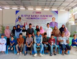 Jum’at Berkah ke-116, SMSI Tulang Bawang Bagikan Santunan untuk 11 Anak Yatim Piatu