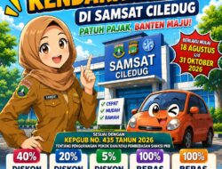 Denda PKB Dibebaskan 100 Persen, Bapenda Banten Beri Diskon Pajak hingga 40 Persen