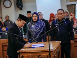 Pemprov Lampung Lantik Satu Pejabat Pimpinan Tinggi Pratama dan Dua Pejabat Fungsional, Sekdaprov Marindo Tekankan Penguatan Pembangunan Manusia