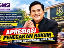 Eri Novrizal Apresiasi Kejari Pesawaran Tangani Dugaan Korupsi Dana Desa Durian