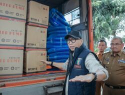 Pemprov Lampung Salurkan Bantuan Logistik dan Peralatan Pemadaman Karhutla