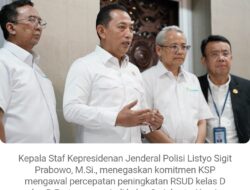KSP Kejar Target Selesaikan Peningkatan RSUD Kelas C