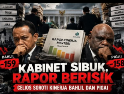 Kabinet Sibuk, Rapor Berisik: CELIOS Soroti Kinerja Bahlil dan Pigai