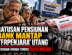 Ratusan Pensiunan Bank Mantap ‘Terpenjara’ Utang, Kerugian Diduga Tembus Rp50 Miliar
